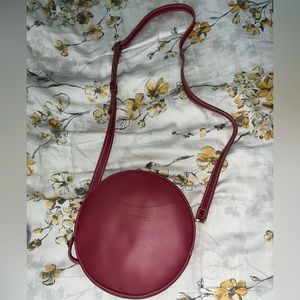 Portland Leather Goods Circle Crossbody Bag